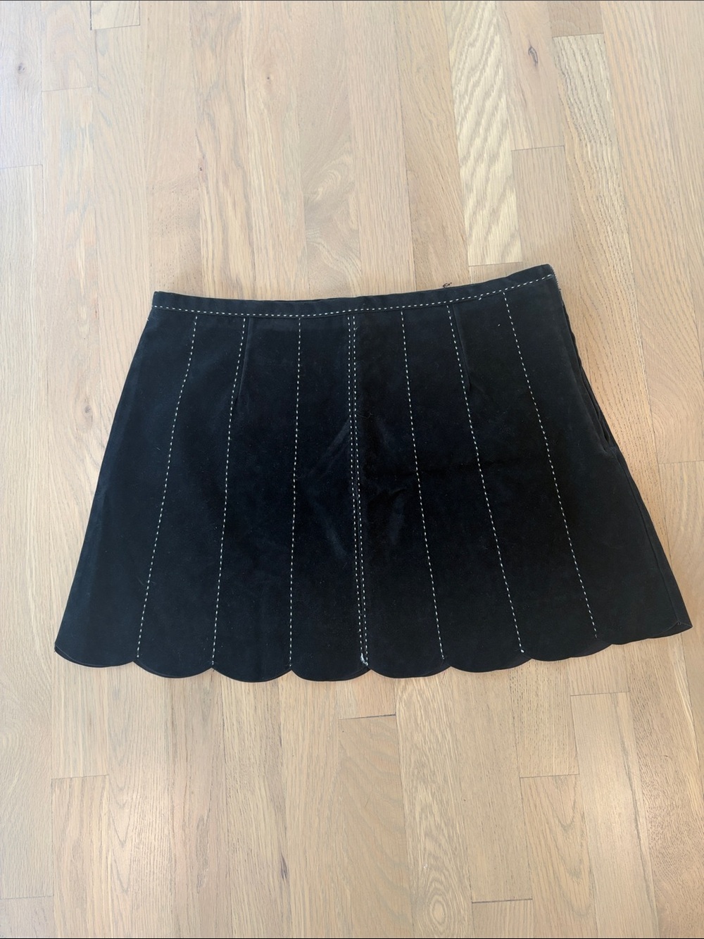 Free People Joana Vegan Suede Mini Skirt